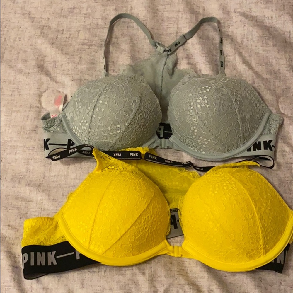 Pink Racer back bras